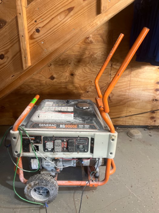 Generac xg8000e portable generator for sale