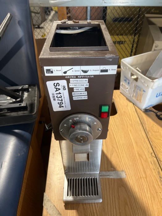 Grindmaster Corp. Model 890 Coffee Grinder for sale
