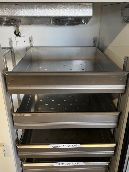 GS Laboratory Equipment Model REC5004A14 Glass TwoDoor Refrigerator