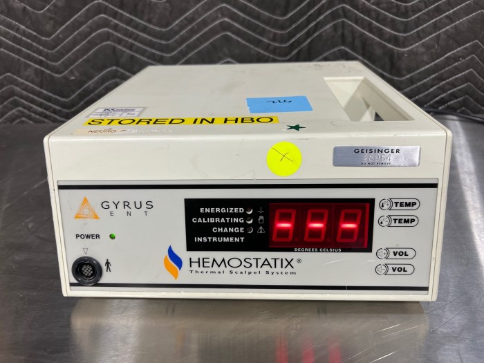 Gyrus ENT Hemostatix Thermal Scalpel System for sale