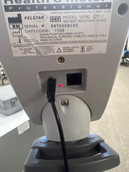 Health o meter 597KL Heavy Duty Eye Level Digital Scale for sale