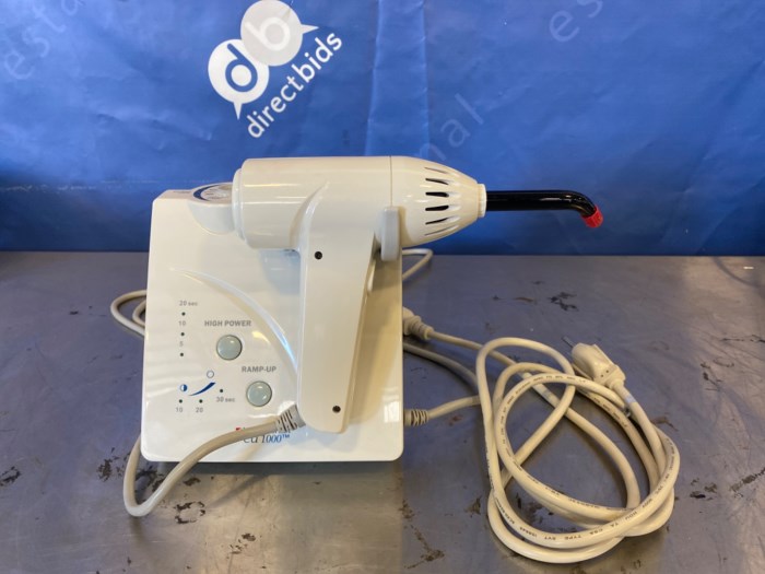 Henry Schein CU 1000 Halogen Curing Light w/ Light Meter for sale