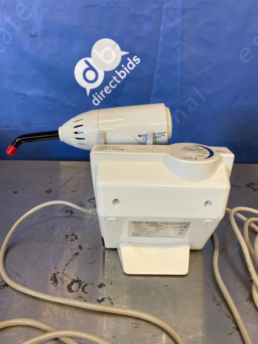 Henry Schein CU 1000 Halogen Curing Light w/ Light Meter for sale