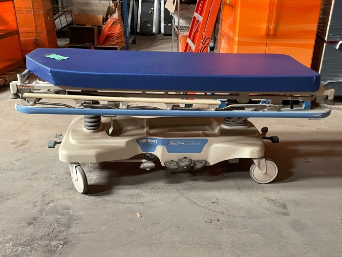 HillRom Model P8000 Transtar w/ GentleRide Stretcher for sale