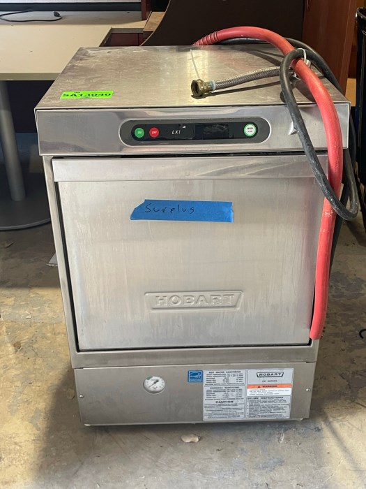 Hobart Model LXIH Undercounter Sanitizing Dishwasher for sale