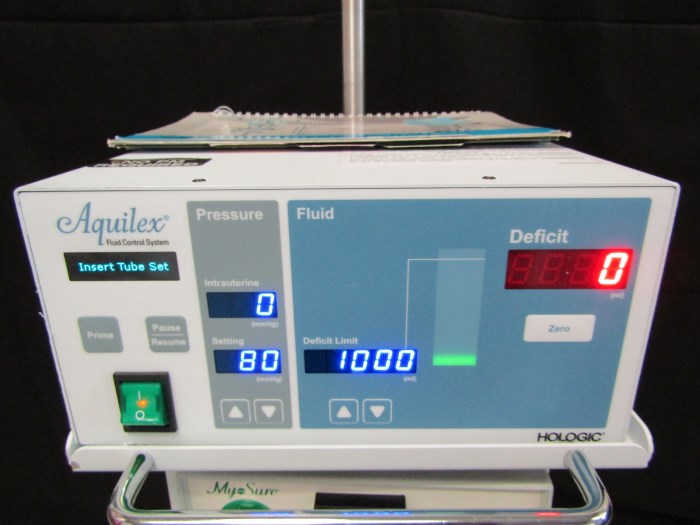Hologic Aquilex Fluid Control System AQL100P Hysteroscopic Removal