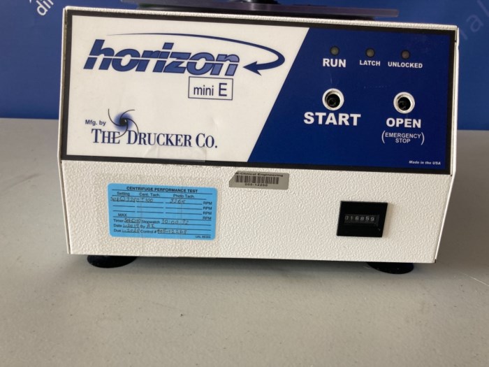 Horizon Mini E Centrifuge Manual