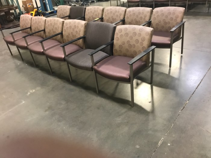(12) Hospital Lounge Chairs for sale
