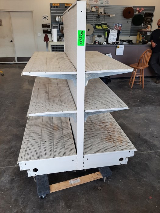 Industrial Two Sided Display Rack for sale