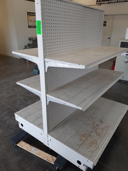 Industrial Two Sided Display Rack for sale