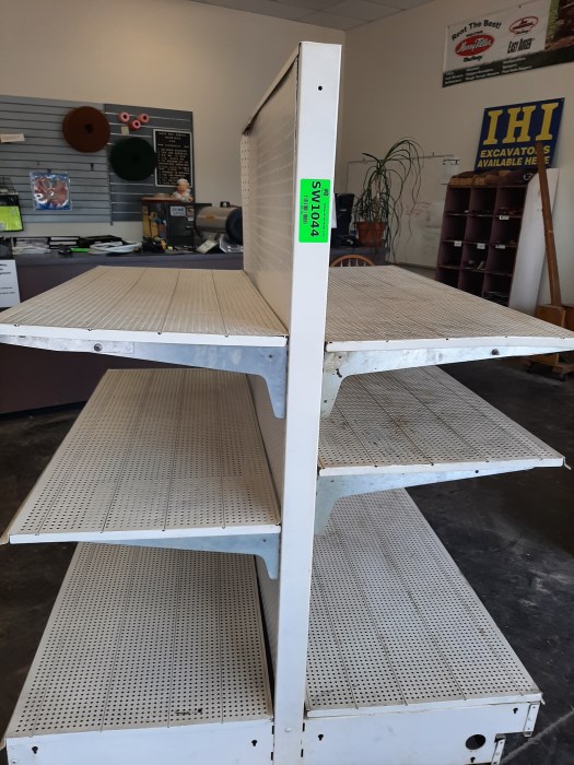 Industrial Two Sided Display Rack for sale