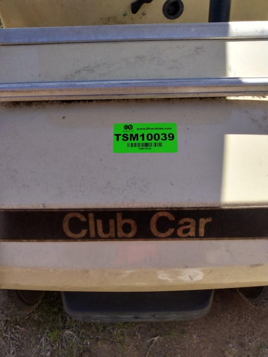 Ingersoll Rand Club Car Golf Cart for sale