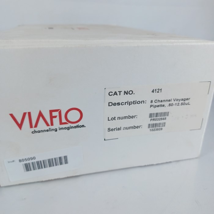 Integra ViaFlo 4121 8Channel Voyager Pipette (.50 12.50uL) for sale
