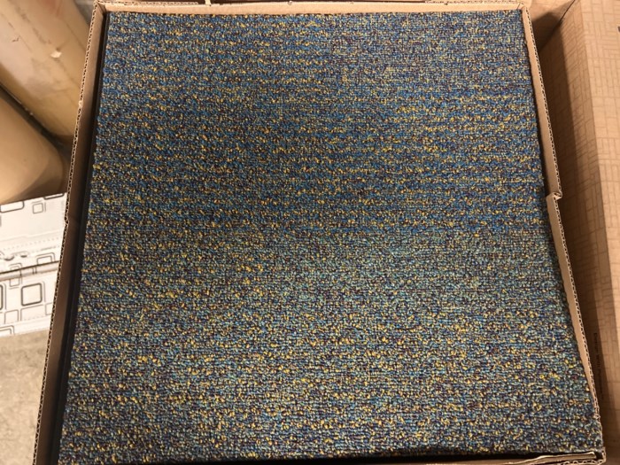 Interface Cubic Colours Fiber 100 Nylon Carpet Tiles (Lot of 1 Pallet