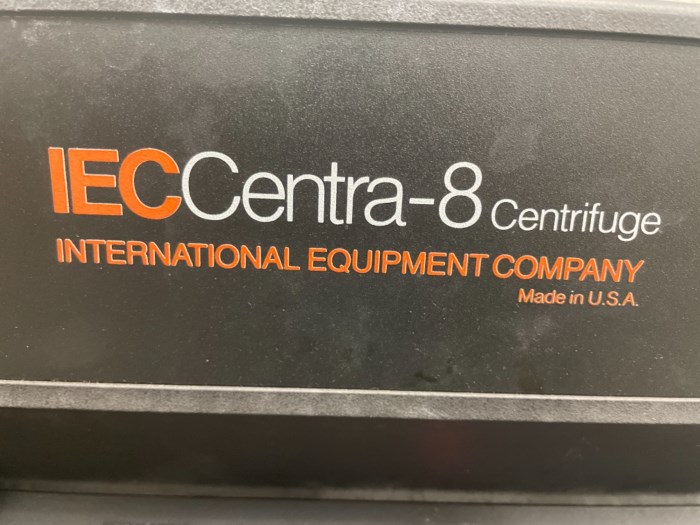 International Equipment Company IEC Centra8 Centrifuge (B3.3.0422) for sale