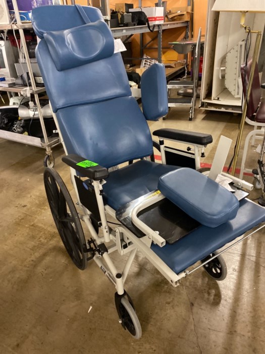 Invacare HTR tilt recline geriatric rolling chair for sale