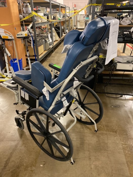 Invacare HTR tilt recline geriatric rolling chair for sale