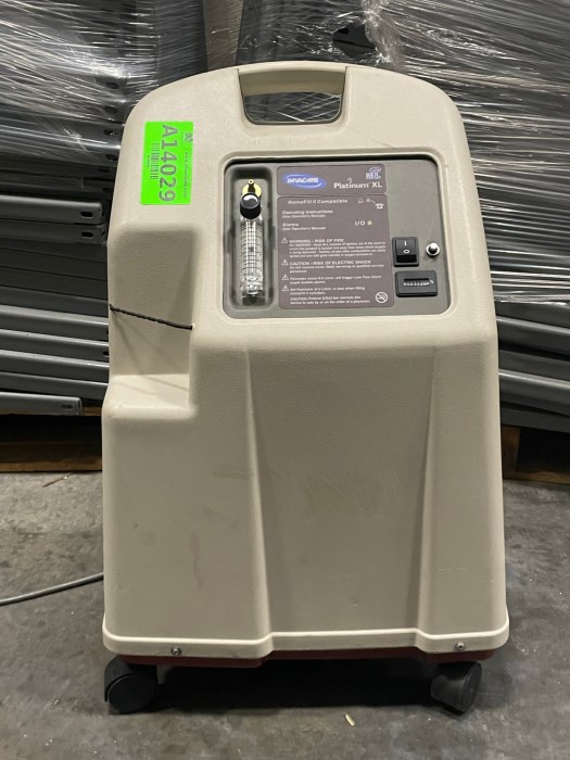 Invacare Platinum XL Oxygen Concentrator for sale