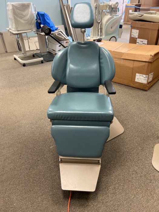 JEDMED Exam Chair with motorized bass and light source for sale