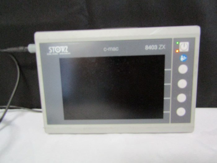 Karl Storz 8403 ZX Endoscopy C-Mac Monitor w/ 8402XS S Video 