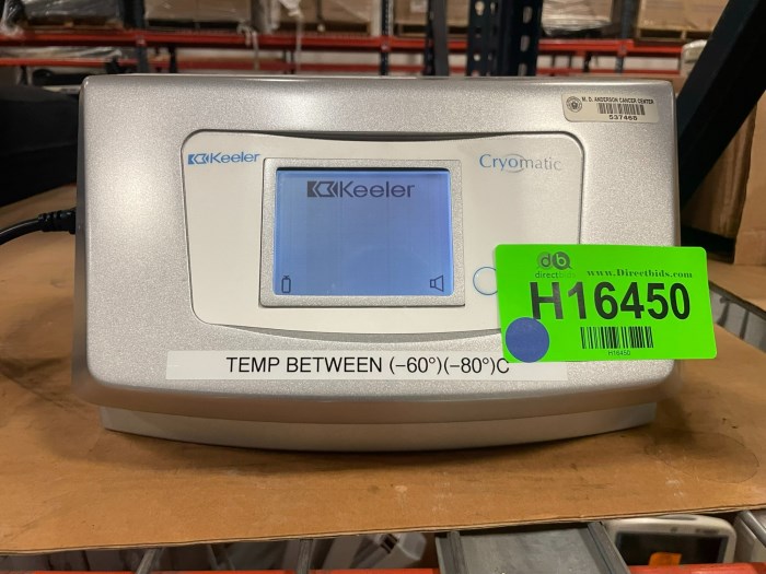 Keeler Cyomatic Ophthalmic Cryo Unit 2509P1000 *Powered on at time of