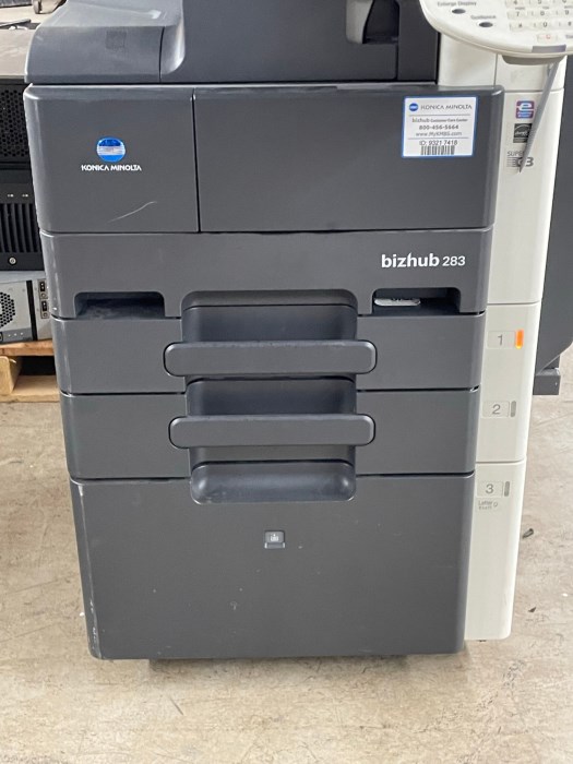 Konica Minolta bizhub 283 MultiFunction Printer for sale