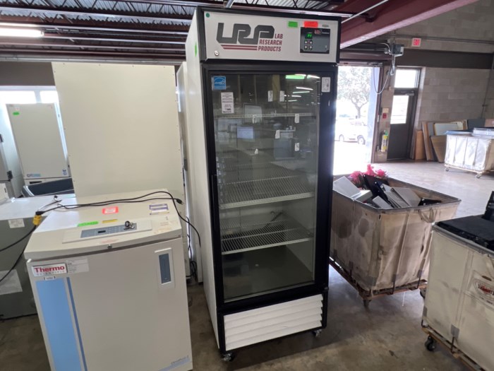 Lab Research Products Model LRP26 Single Glass Door Refrigerator for sale