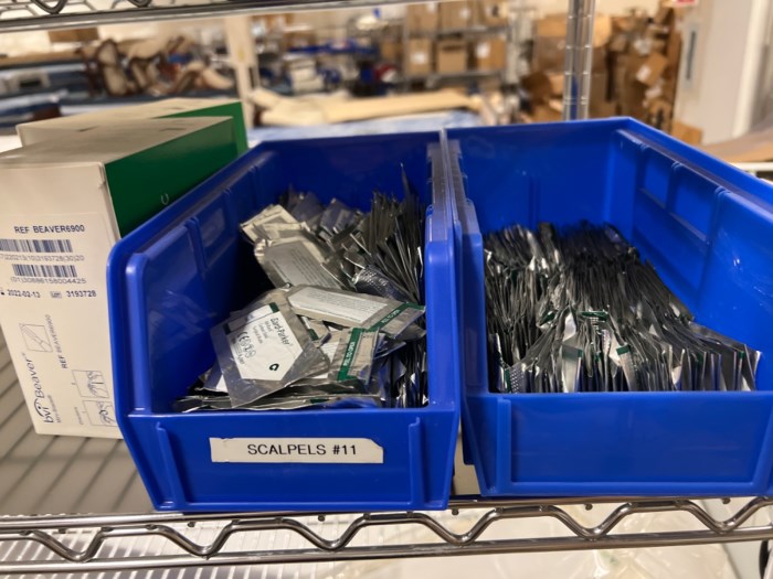 Large lot of Hospital Supplies (cart not included) for sale