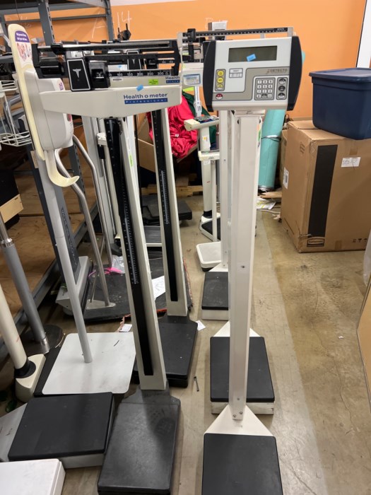 Large lot of medical scales for sale