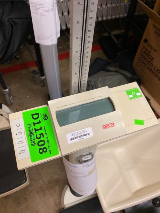 Large lot of medical scales for sale