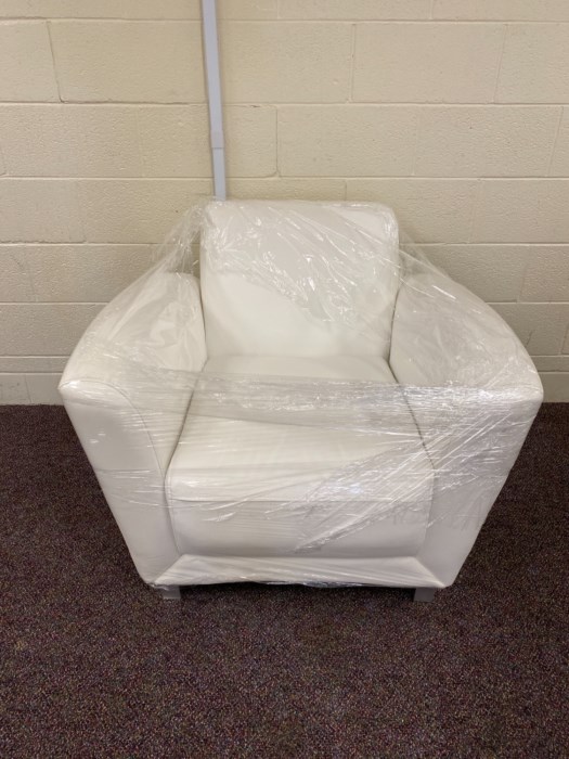 Leather Lounge Set (3pc) for sale