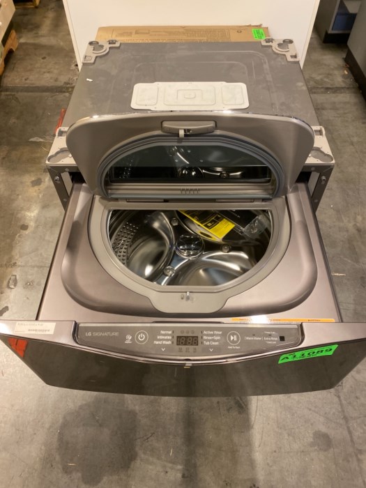 LG Signature Pedestal Washer for sale