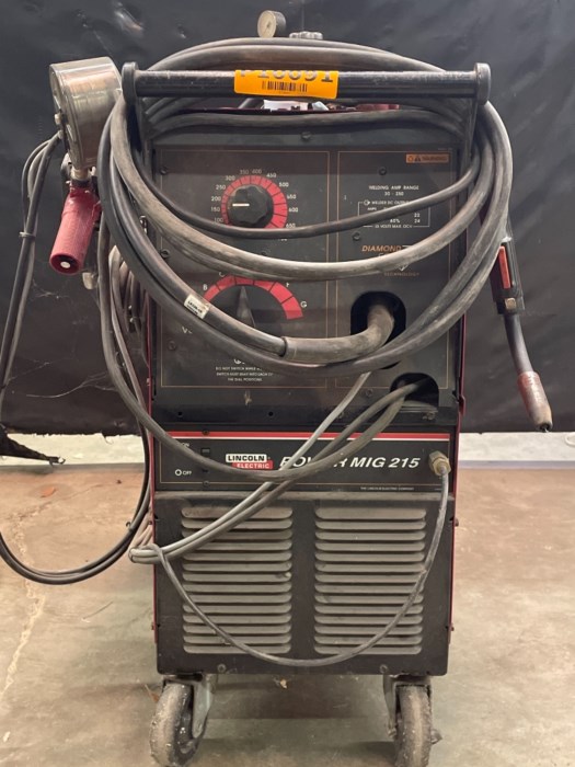 Lincoln Electric Power MIG 215 Welder for sale