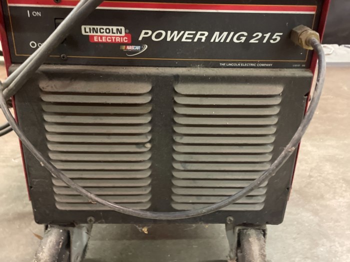 Lincoln Electric Power MIG 215 Welder for sale