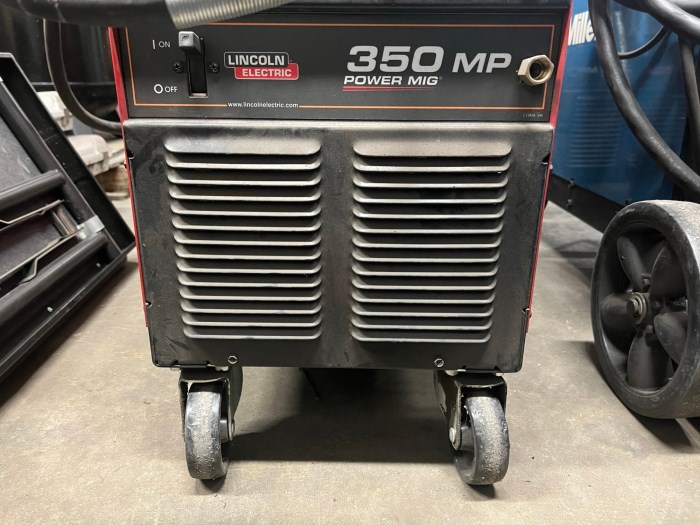 Lincoln Electric Power Mig 350MP Single Phase MultiProcess Welder for sale