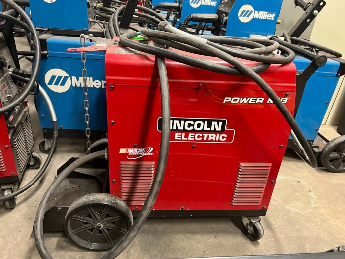 Lincoln Electric Power Mig 350MP Single Phase MultiProcess Welder for sale