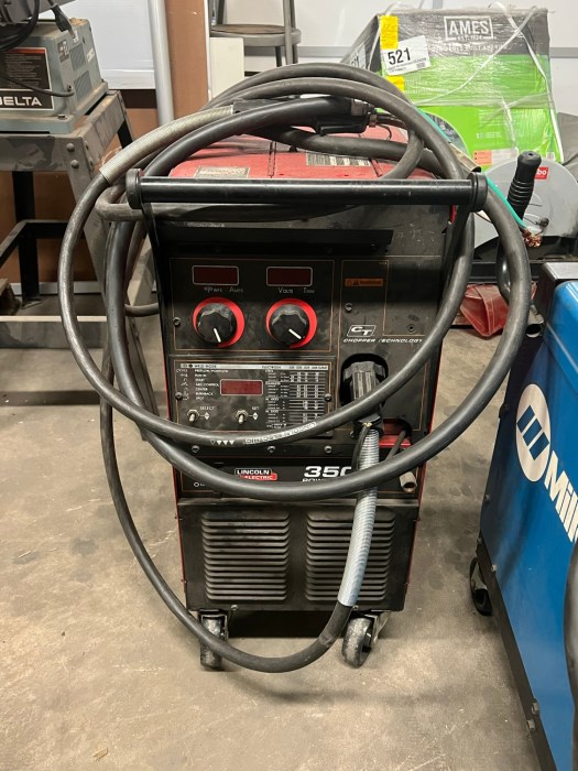 Lincoln Electric Power Mig 350MP Single Phase MultiProcess Welder for sale