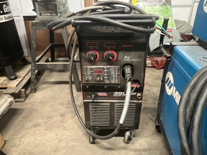 Lincoln Electric Power Mig 350MP Single Phase MultiProcess Welder for sale