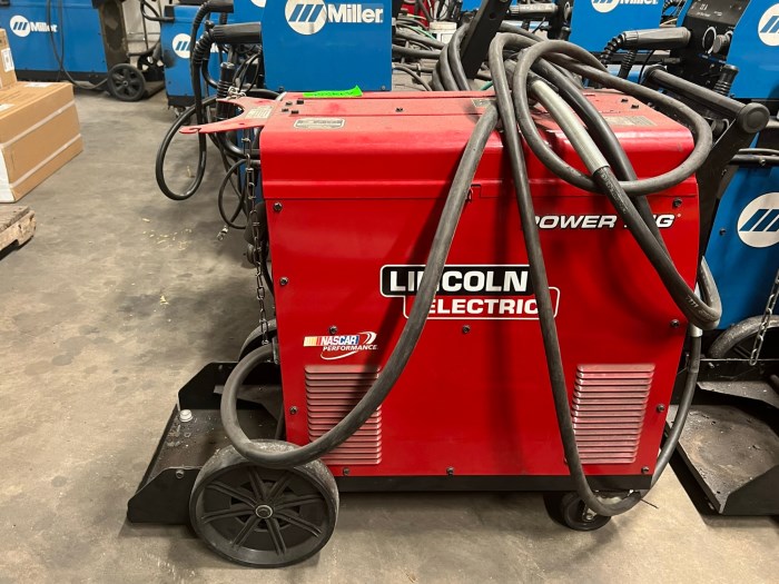 Lincoln Electric Power Mig 350MP Single Phase MultiProcess Welder for sale