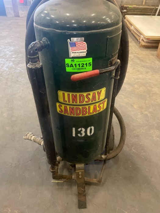 Lindsay Abrasive Pneumatic Air Sandblaster Pot Sand Blaster (300L) for sale