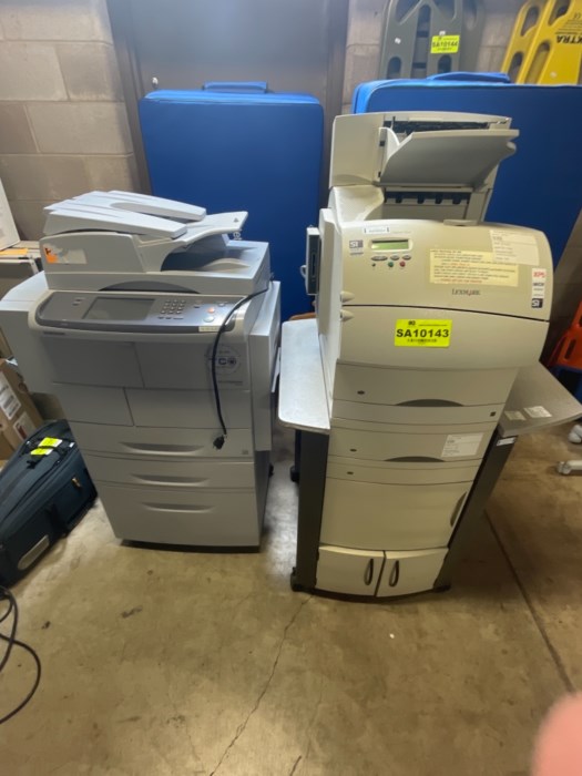 Lot (2) Commercial Printers for sale