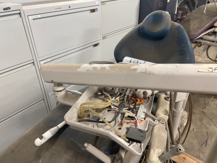 Lot of (2) Adec Dental Chairs for Parts for sale