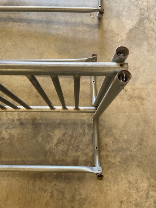 Lot of (2) Commercial Metal Bike Racks for sale