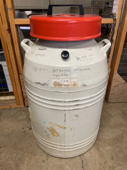 Lot of (2) Cryo Nitrogen Tanks for sale