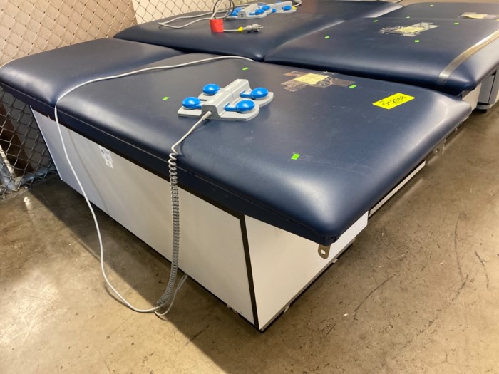 Lot of (2) Hausmann medical Exam tables for sale