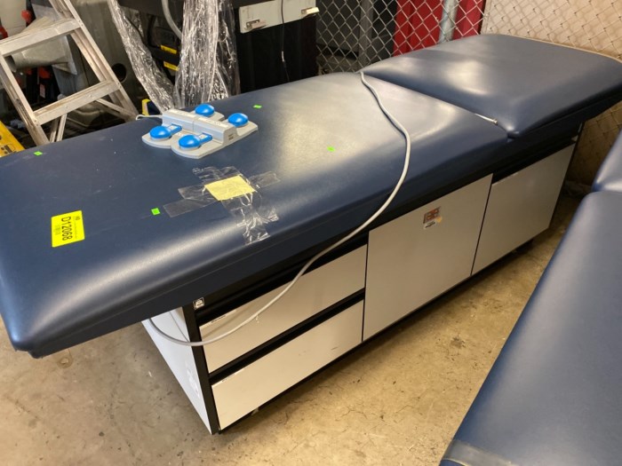 Lot of (2) Hausmann medical Exam tables for sale