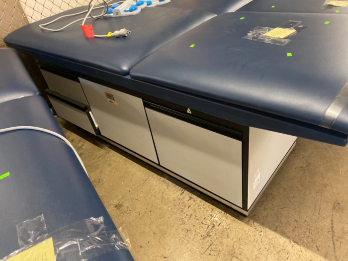 Lot of (2) Hausmann medical Exam tables for sale