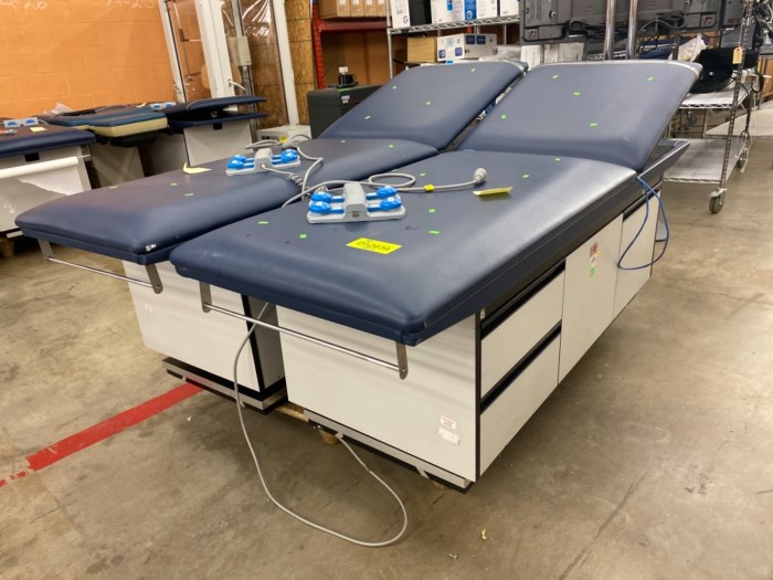Lot of (2) Hausmann medical tables for sale