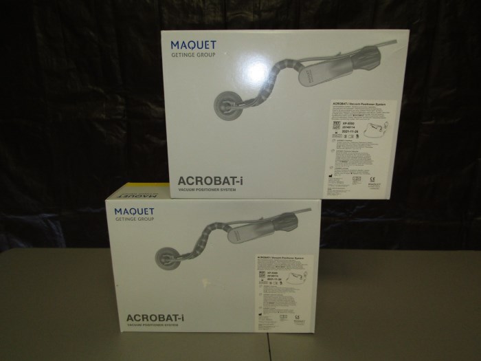 Lot of 2 MAQUET Acrobati Vacuum Positioner System (X) XP5000 for sale