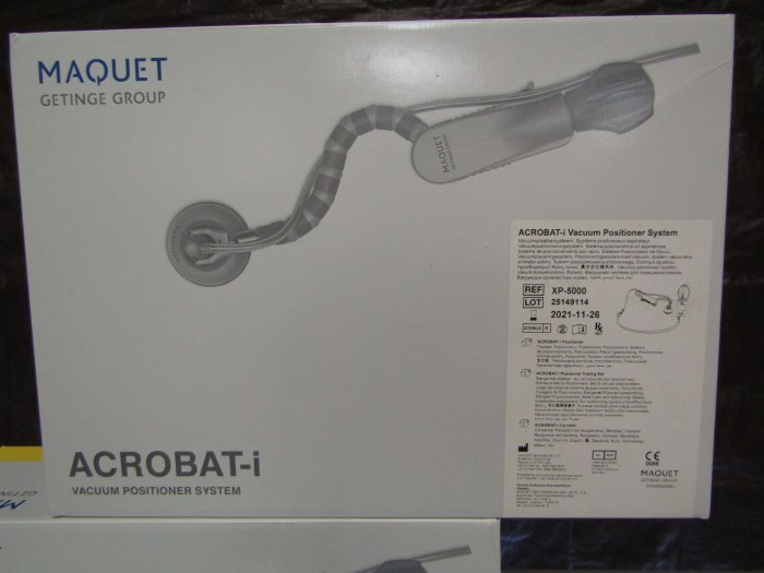 Lot of 2 MAQUET Acrobati Vacuum Positioner System (X) XP5000 for sale